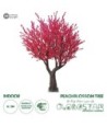 GloboStar® Artificial Garden PEACH BLOSSOM TREE 20168 Τεχνητό Διακοσμητικό Δέντρο Ανθισμένη Ροδακινιά Υ300cm